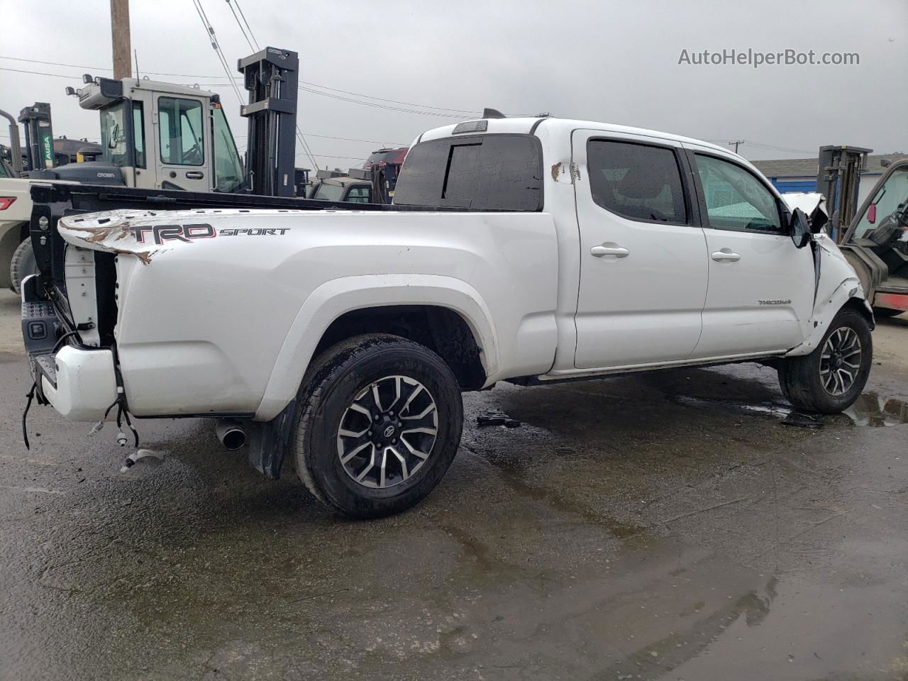 2020 Toyota Tacoma Double Cab White vin: 3TMBZ5DN2LM023718