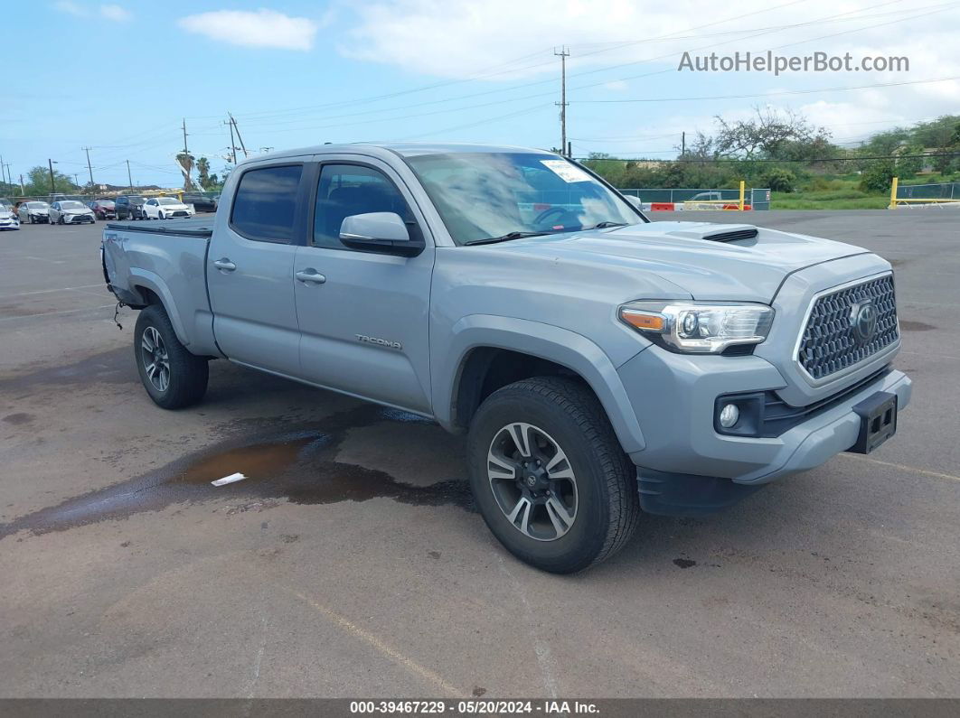 2019 Toyota Tacoma Trd Sport Серый vin: 3TMBZ5DN3KM021734