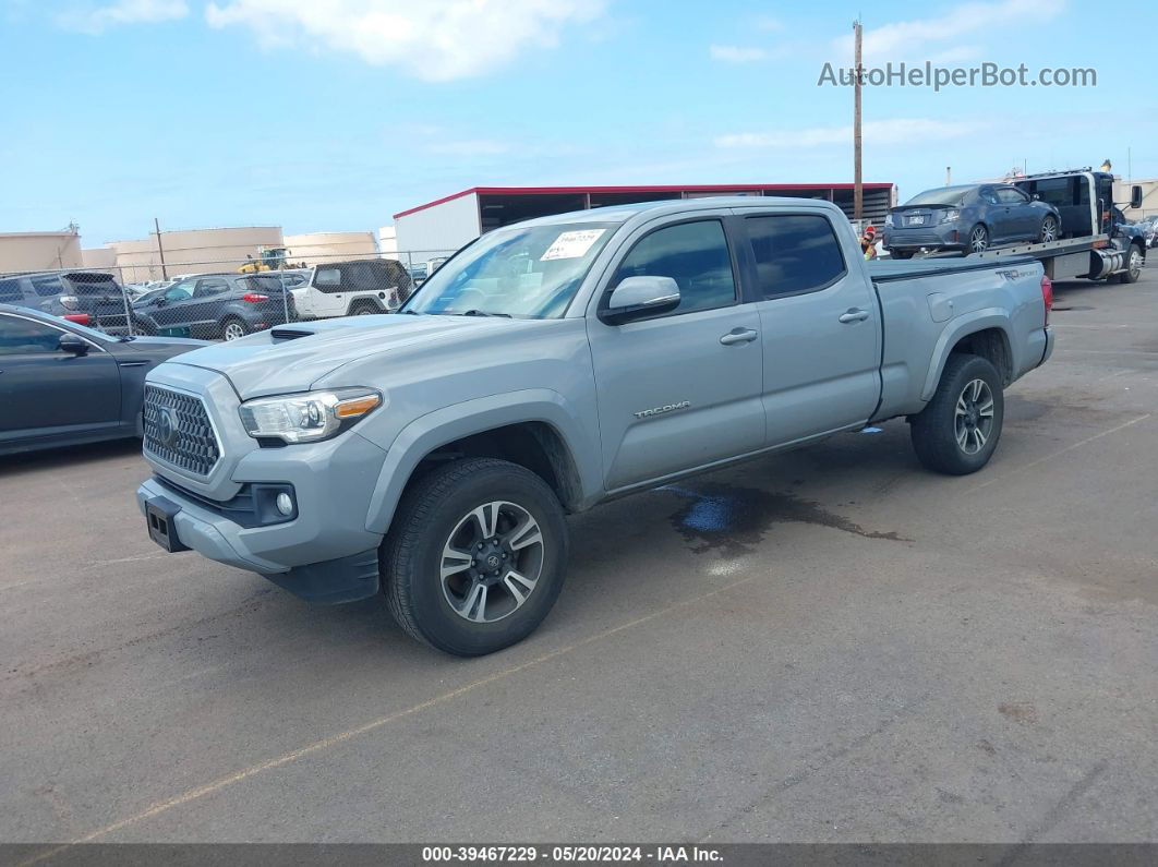 2019 Toyota Tacoma Trd Sport Серый vin: 3TMBZ5DN3KM021734