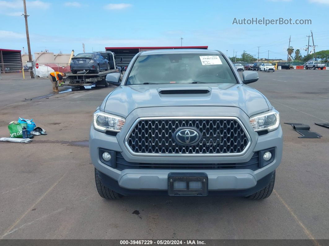 2019 Toyota Tacoma Trd Sport Серый vin: 3TMBZ5DN3KM021734