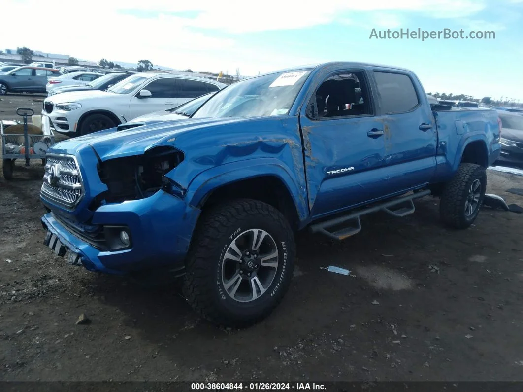 2017 Toyota Tacoma Trd Sport Blue vin: 3TMBZ5DN5HM005902