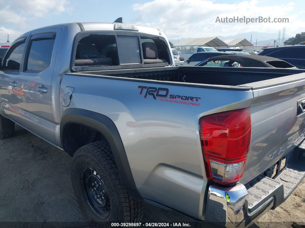 2017 Toyota Tacoma Trd Sport Silver vin: 3TMBZ5DN6HM007657