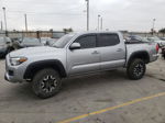 2017 Toyota Tacoma Double Cab Silver vin: 3TMBZ5DN6HM007657