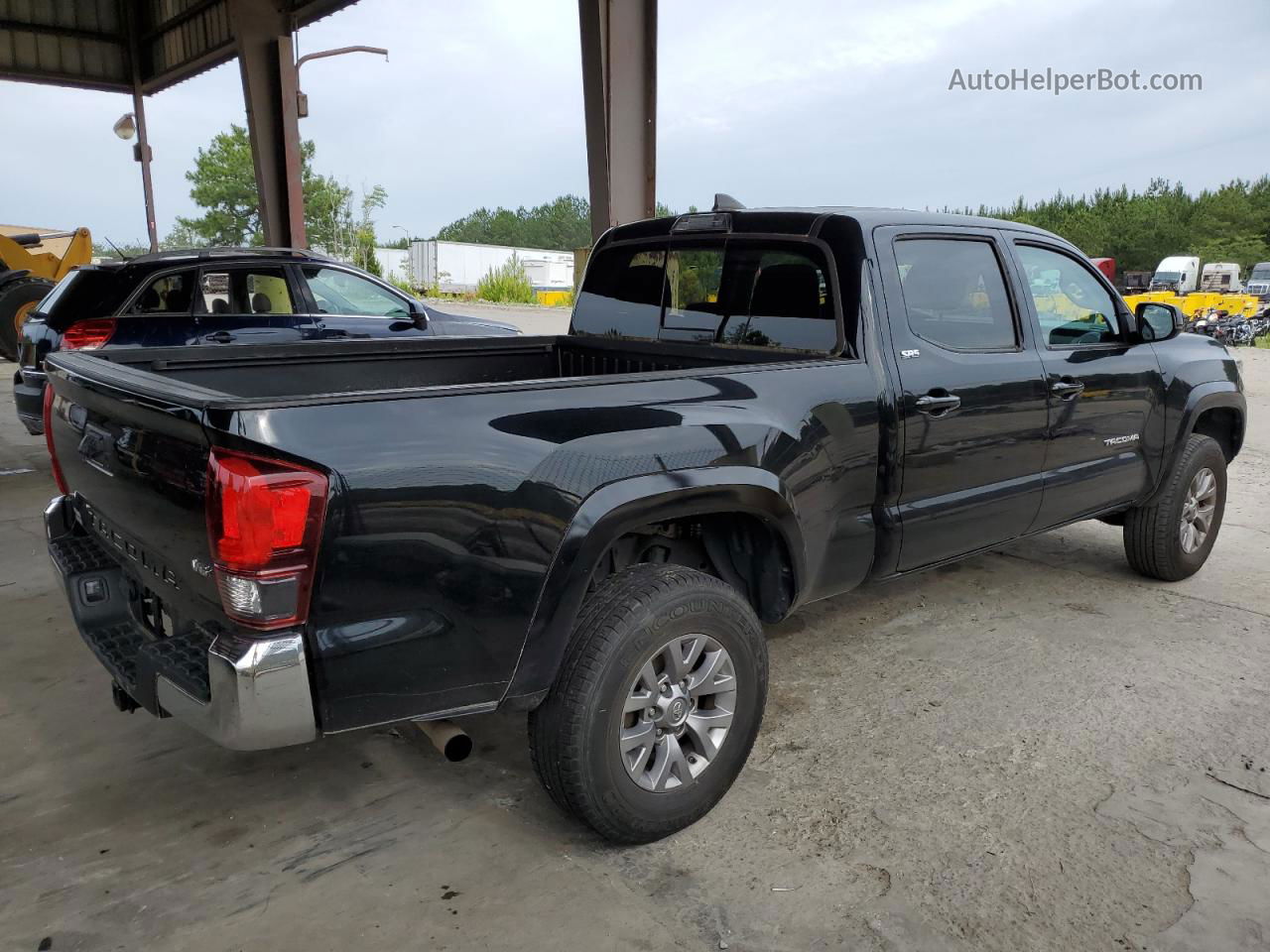 2019 Toyota Tacoma Double Cab Черный vin: 3TMBZ5DN6KM017306