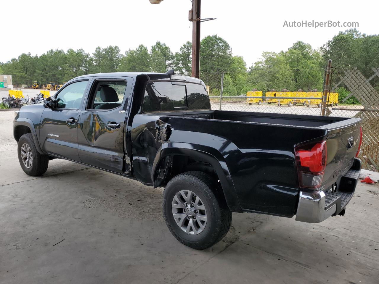 2019 Toyota Tacoma Double Cab Black vin: 3TMBZ5DN6KM017306