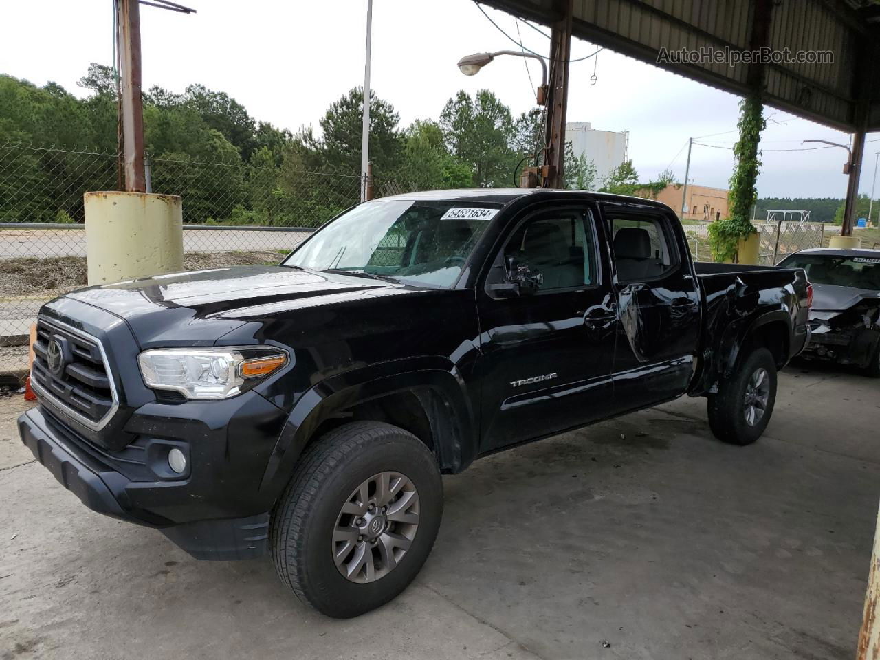 2019 Toyota Tacoma Double Cab Черный vin: 3TMBZ5DN6KM017306