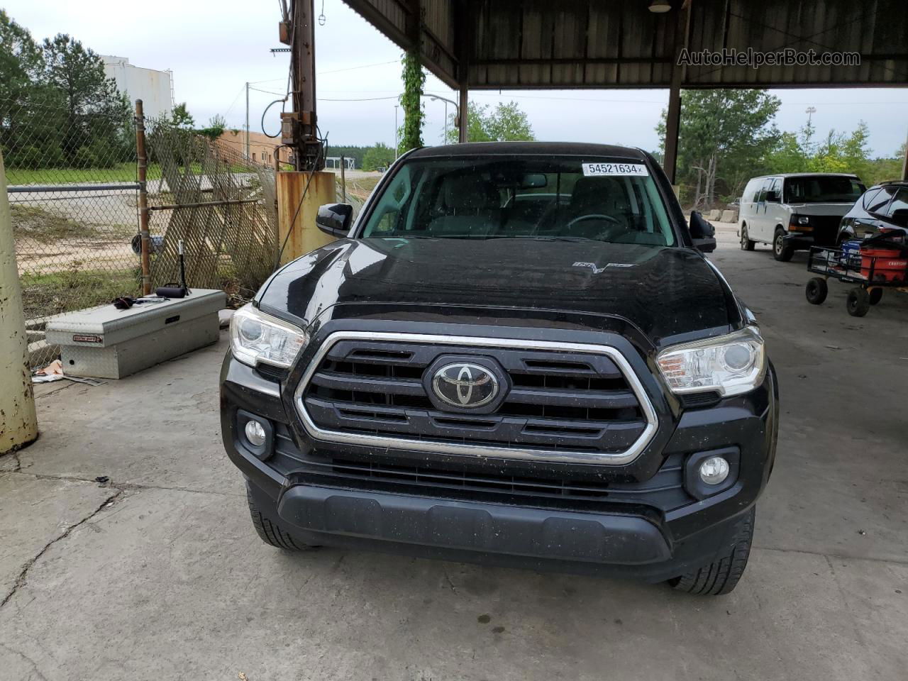 2019 Toyota Tacoma Double Cab Black vin: 3TMBZ5DN6KM017306