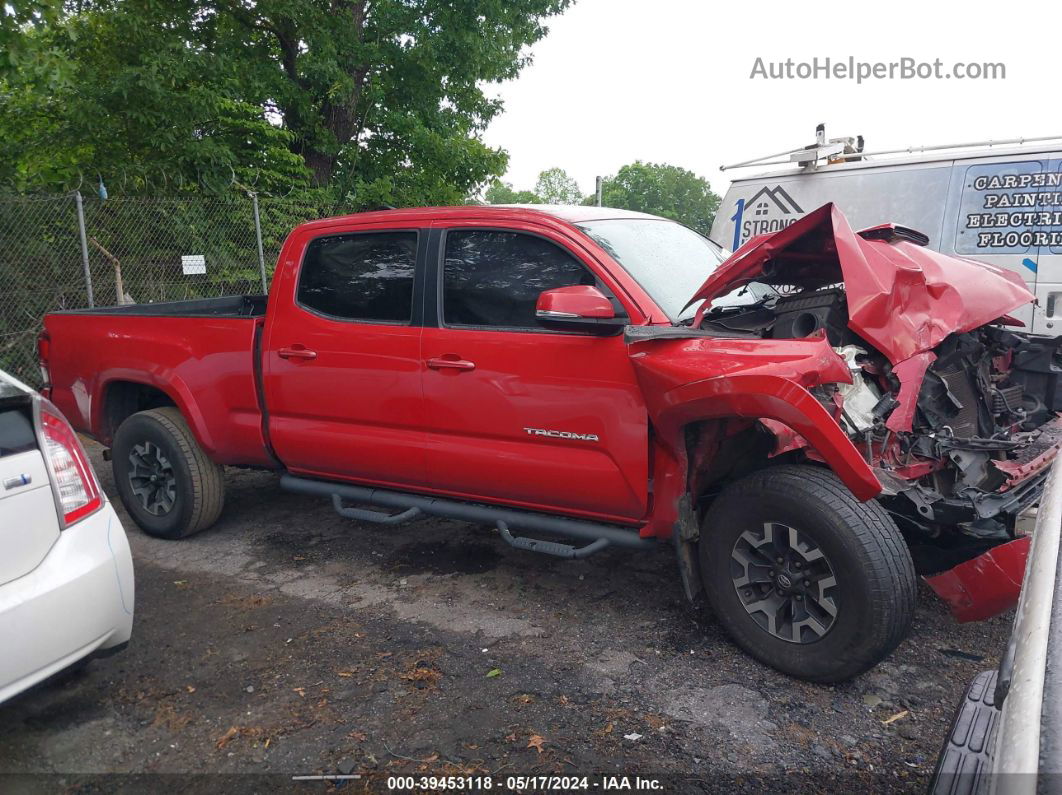 2017 Toyota Tacoma Trd Sport Красный vin: 3TMBZ5DN7HM006467