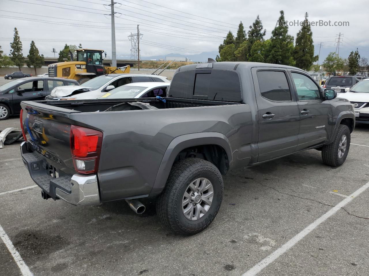 2019 Toyota Tacoma Double Cab Gray vin: 3TMBZ5DN7KM020845