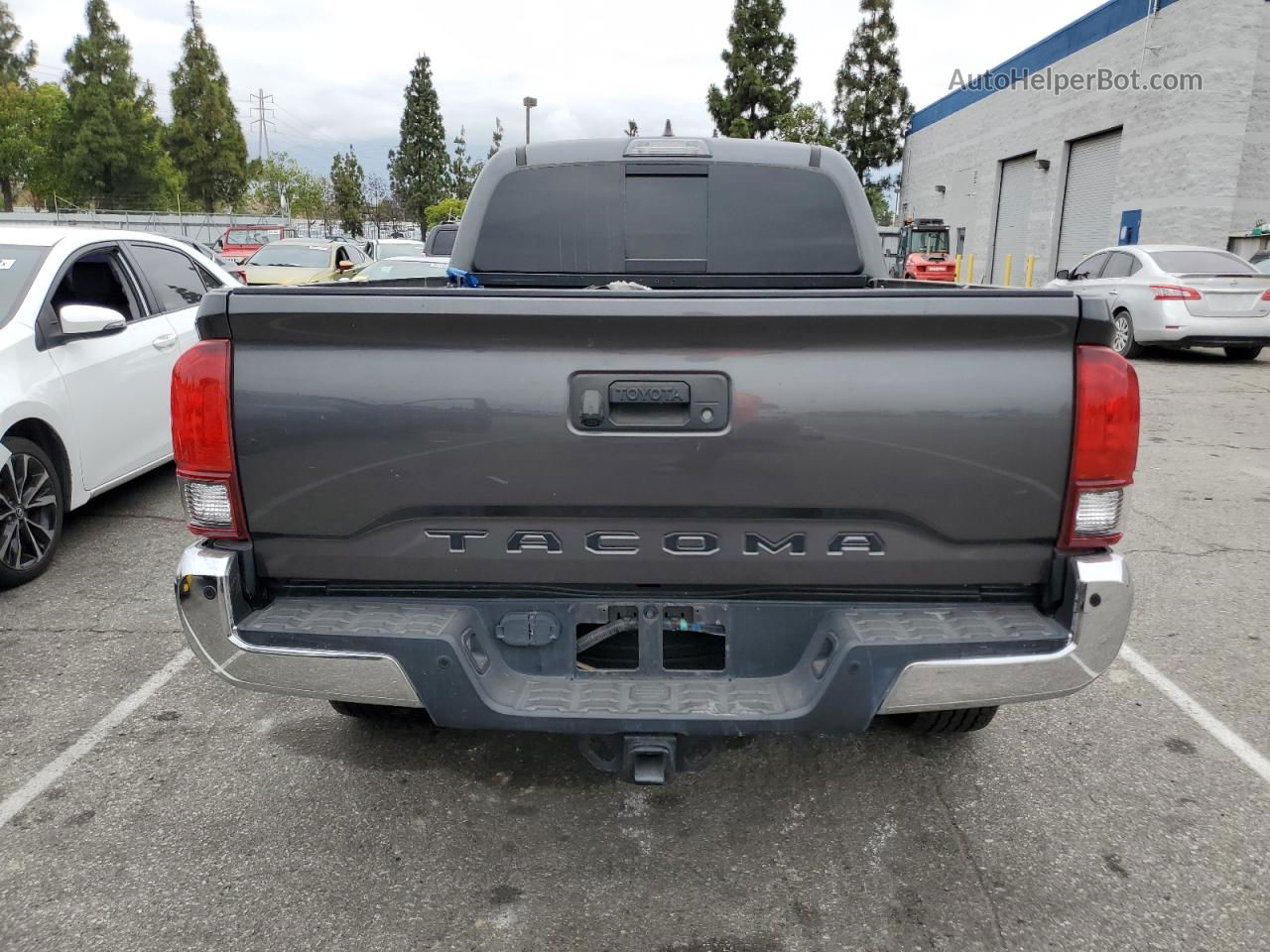 2019 Toyota Tacoma Double Cab Gray vin: 3TMBZ5DN7KM020845