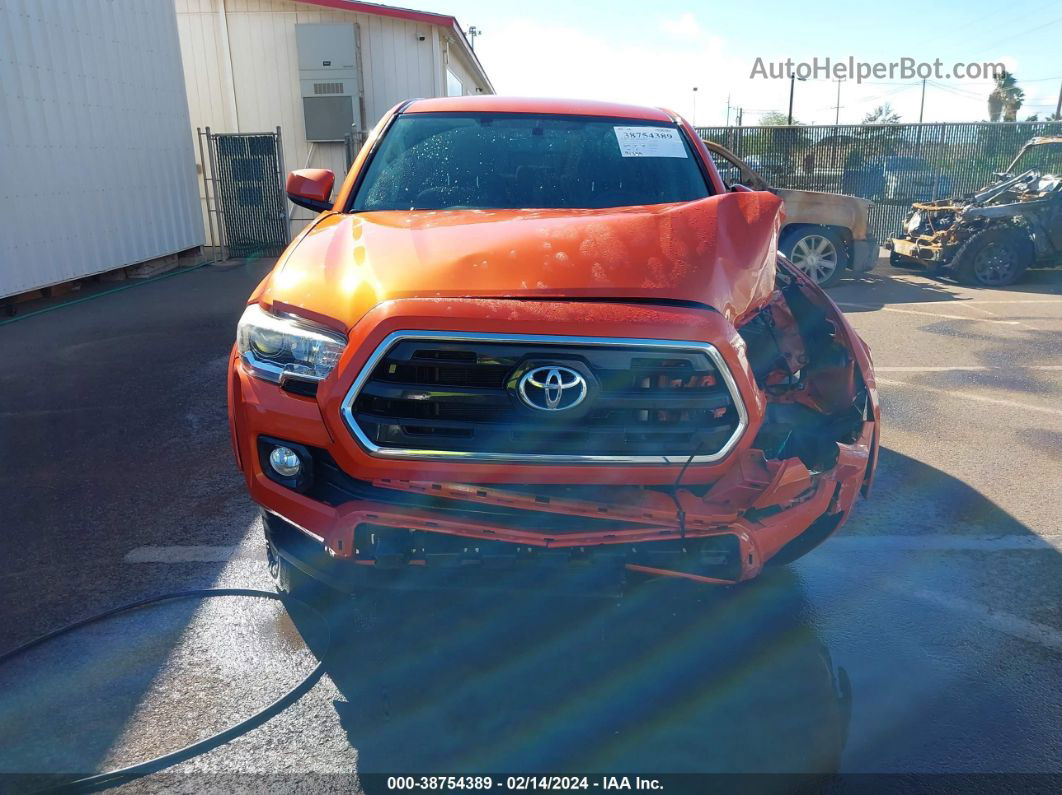 2017 Toyota Tacoma Sr5 Red vin: 3TMBZ5DN8HM009572