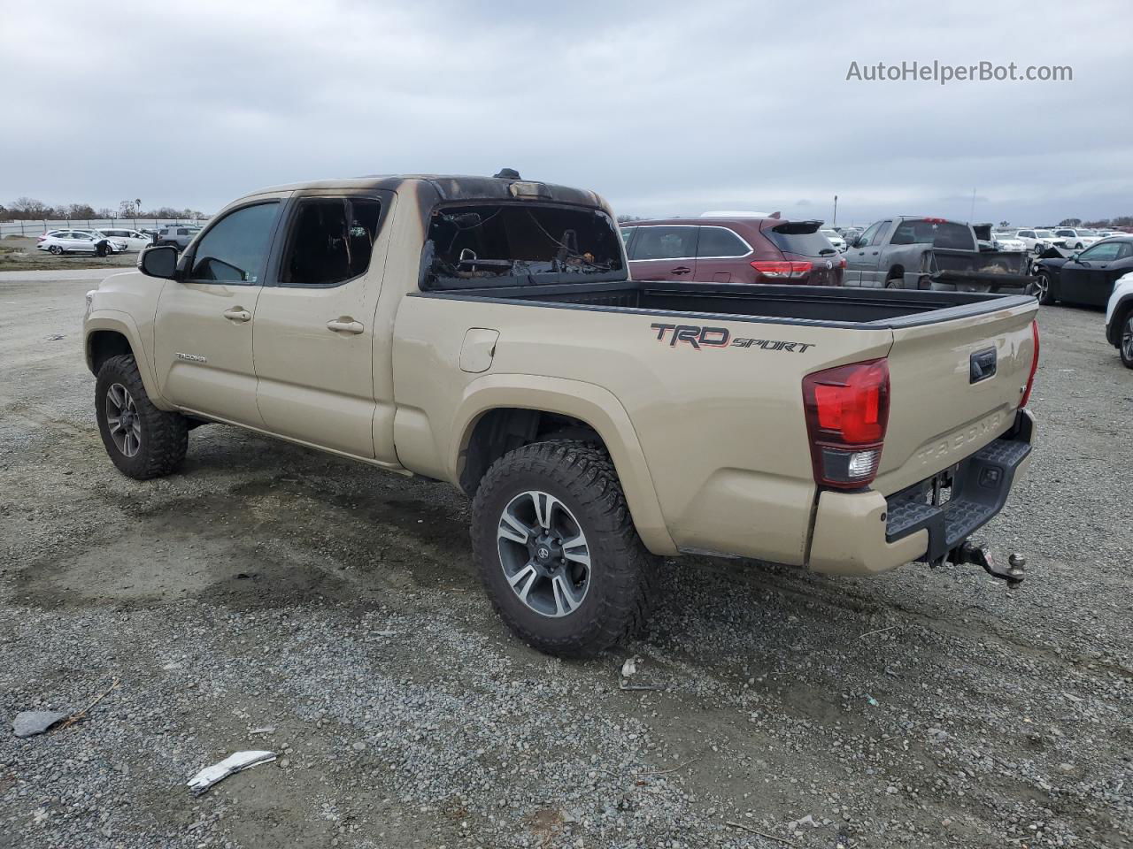 2019 Toyota Tacoma Double Cab Tan vin: 3TMBZ5DN8KM017470