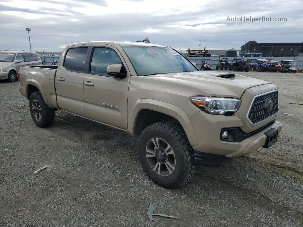 2019 Toyota Tacoma Double Cab Tan vin: 3TMBZ5DN8KM017470