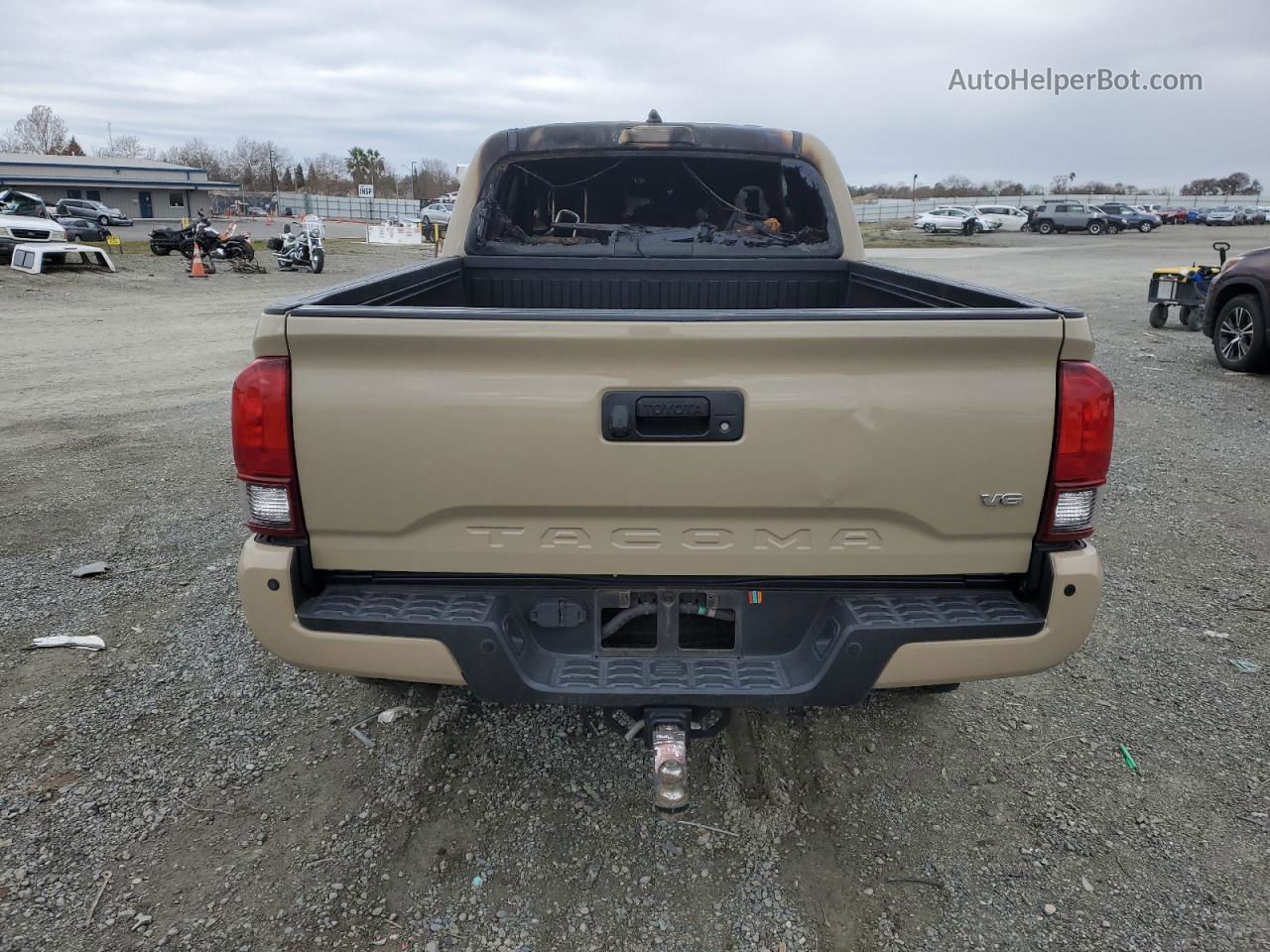 2019 Toyota Tacoma Double Cab Tan vin: 3TMBZ5DN8KM017470