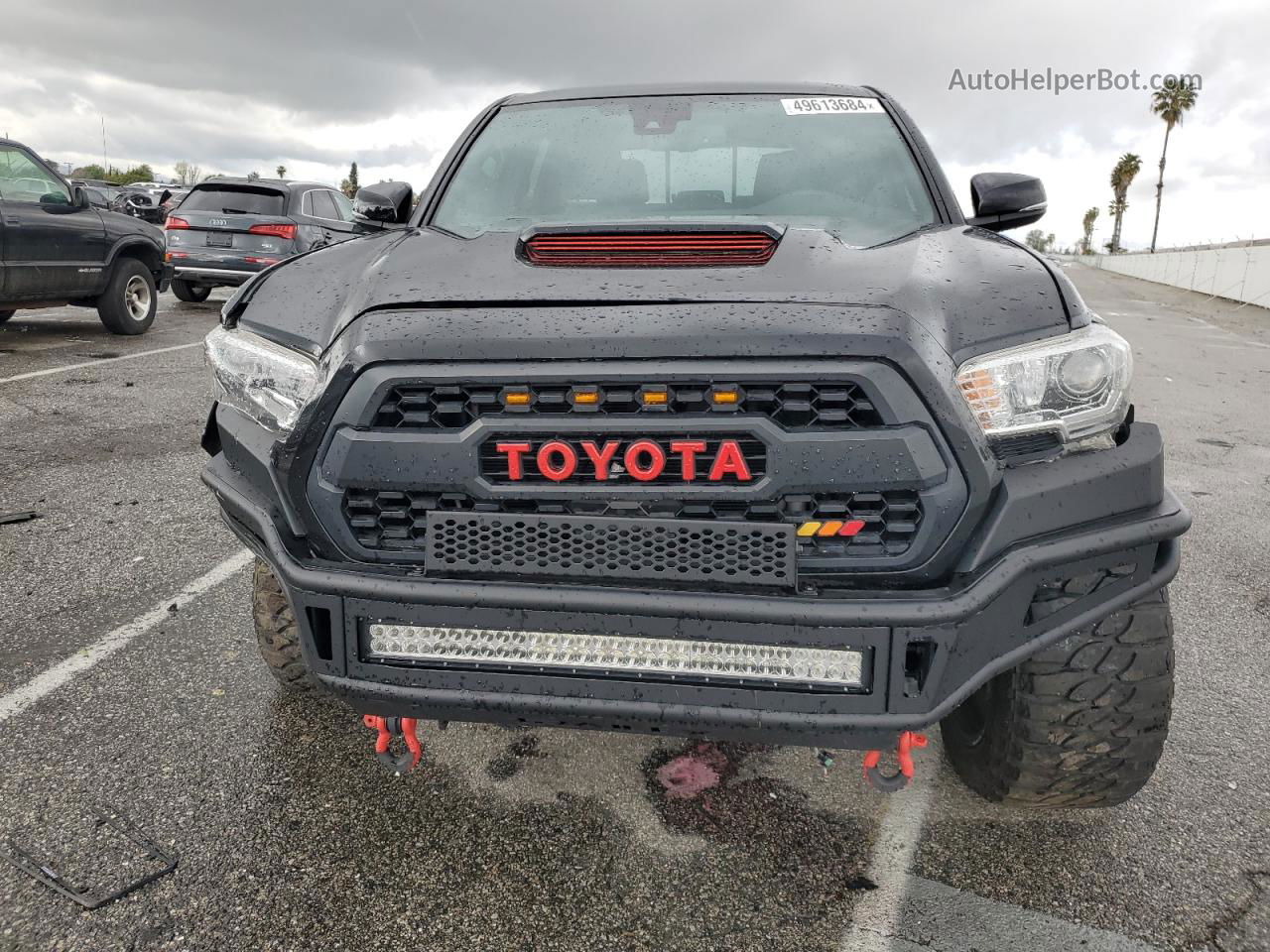 2020 Toyota Tacoma Double Cab Black vin: 3TMBZ5DN9LM027085