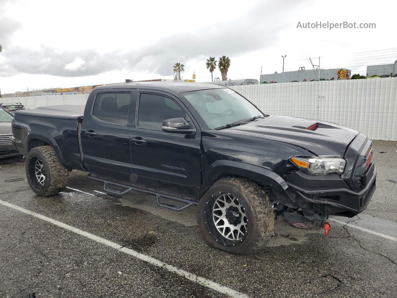 2020 Toyota Tacoma Double Cab Черный vin: 3TMBZ5DN9LM027085