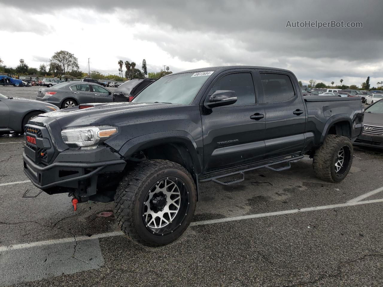 2020 Toyota Tacoma Double Cab Black vin: 3TMBZ5DN9LM027085