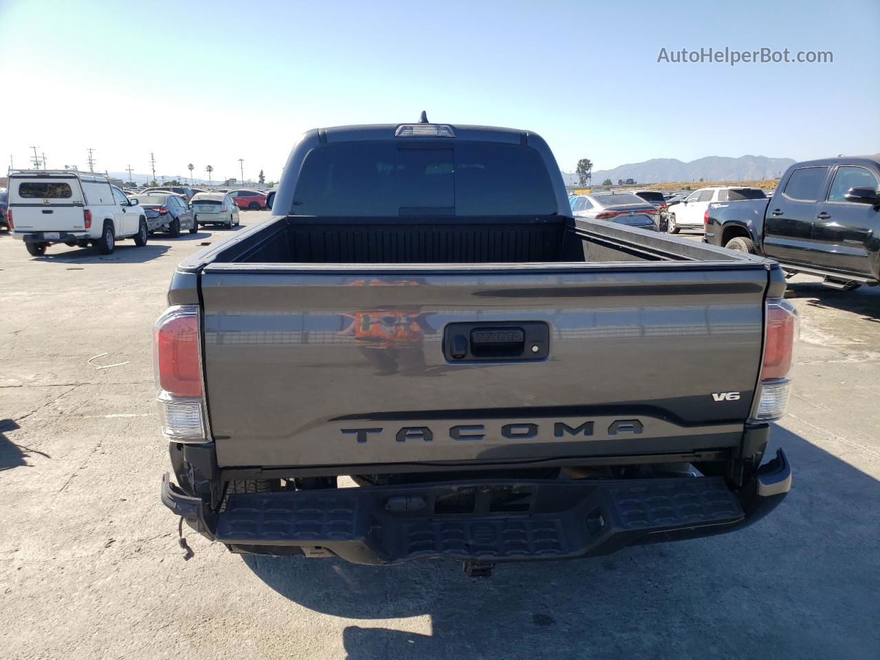 2021 Toyota Tacoma Double Cab Gray vin: 3TMBZ5DN9MM028061