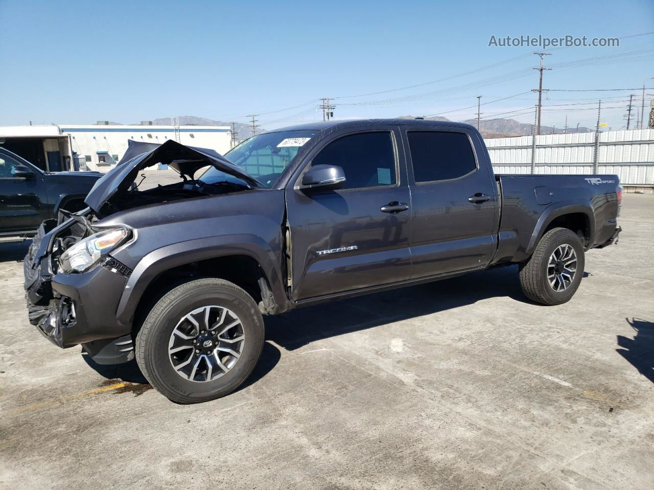 2021 Toyota Tacoma Double Cab Gray vin: 3TMBZ5DN9MM028061