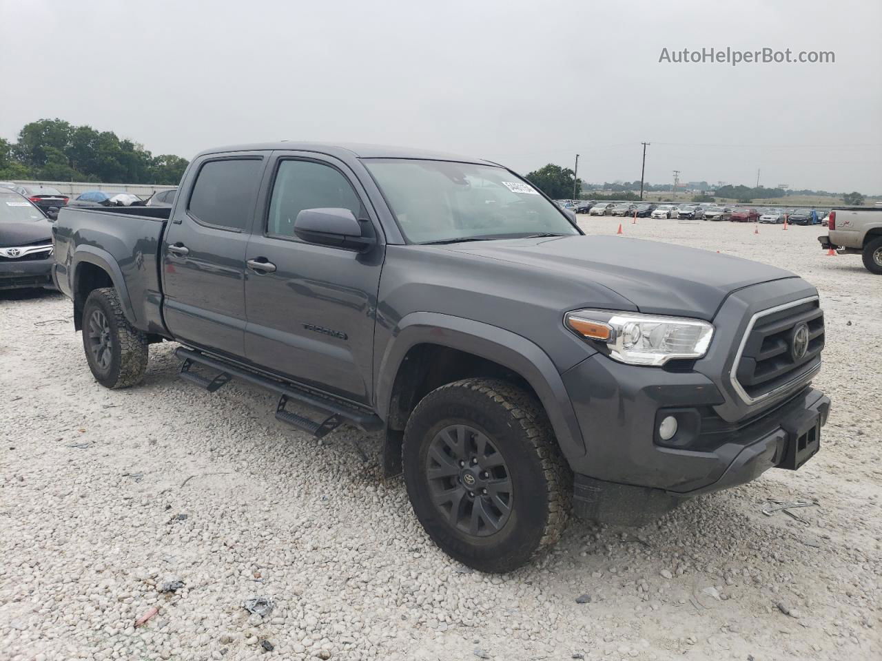 2021 Toyota Tacoma Double Cab Серый vin: 3TMBZ5DN9MM028416