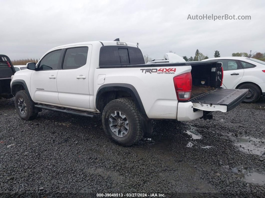 2017 Toyota Tacoma Trd Off Road White vin: 3TMCZ5AN0HM086574