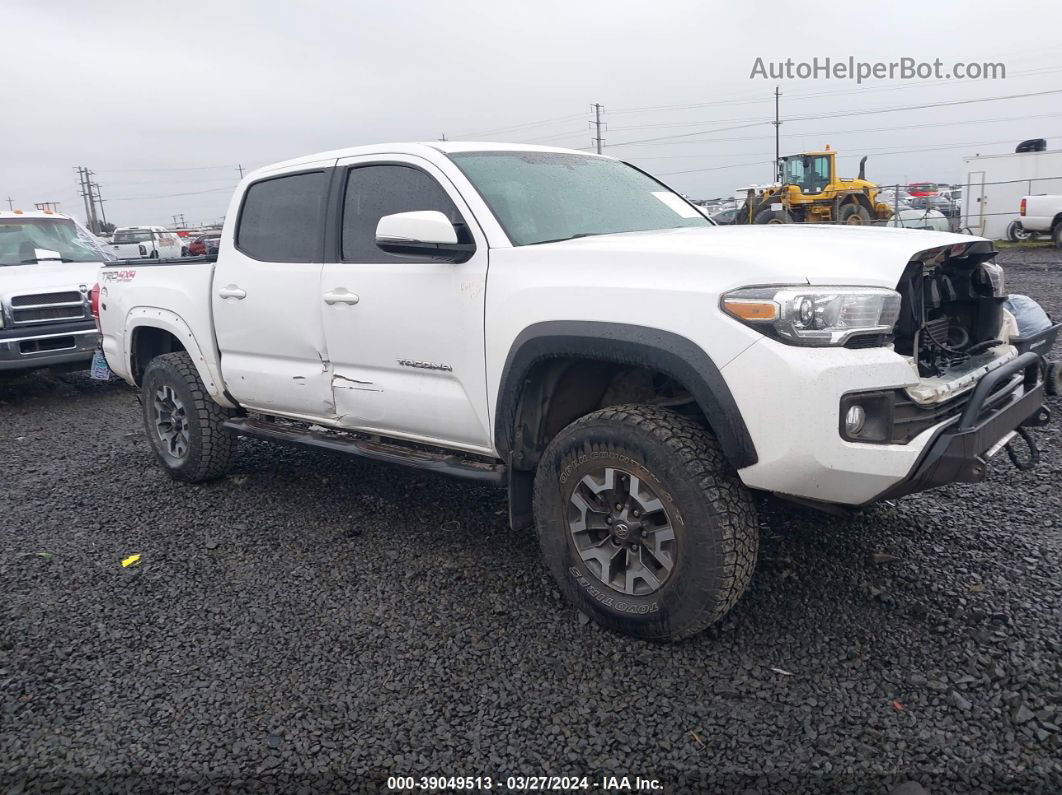 2017 Toyota Tacoma Trd Off Road White vin: 3TMCZ5AN0HM086574