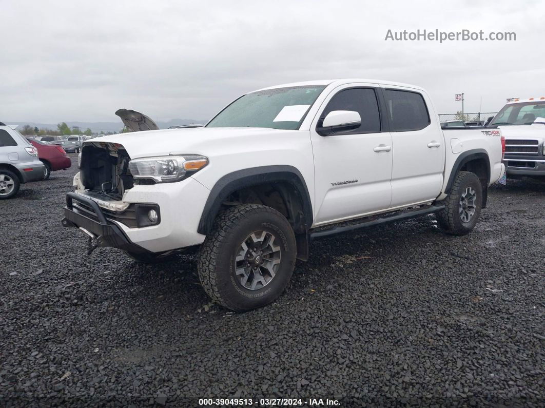 2017 Toyota Tacoma Trd Off Road White vin: 3TMCZ5AN0HM086574