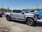 2017 Toyota Tacoma Double Cab Silver vin: 3TMCZ5AN0HM088891