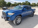 2017 Toyota Tacoma Double Cab Blue vin: 3TMCZ5AN0HM101168