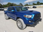 2017 Toyota Tacoma Double Cab Blue vin: 3TMCZ5AN0HM101168