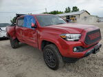 2017 Toyota Tacoma Double Cab Red vin: 3TMCZ5AN0HM107116