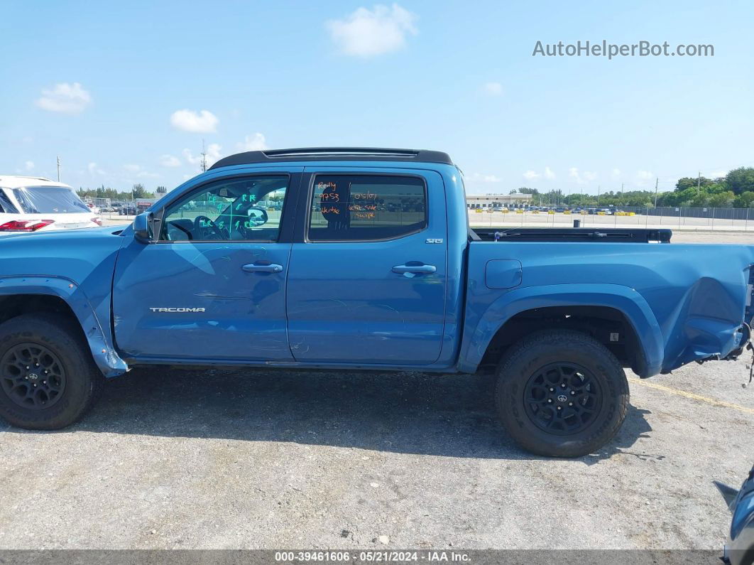 2019 Toyota Tacoma Sr5 V6 Blue vin: 3TMCZ5AN0KM198024