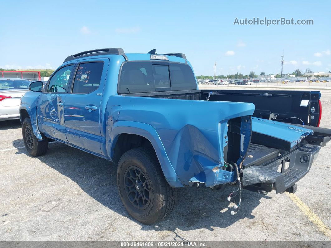 2019 Toyota Tacoma Sr5 V6 Blue vin: 3TMCZ5AN0KM198024