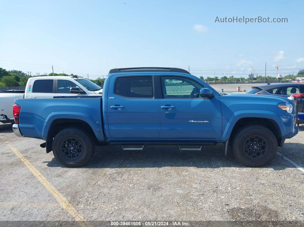 2019 Toyota Tacoma Sr5 V6 Blue vin: 3TMCZ5AN0KM198024