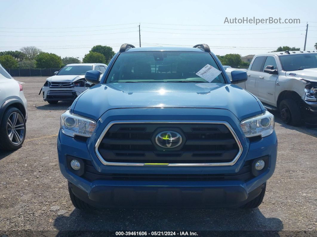 2019 Toyota Tacoma Sr5 V6 Blue vin: 3TMCZ5AN0KM198024