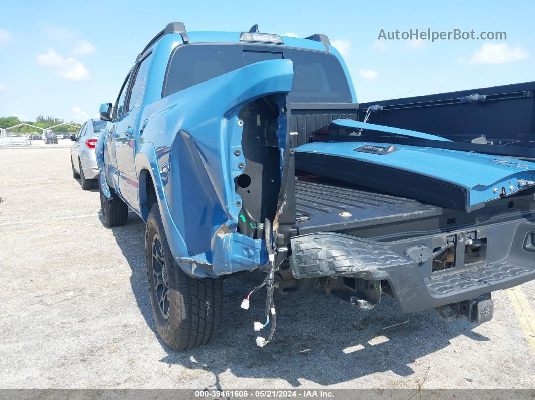 2019 Toyota Tacoma Sr5 V6 Blue vin: 3TMCZ5AN0KM198024