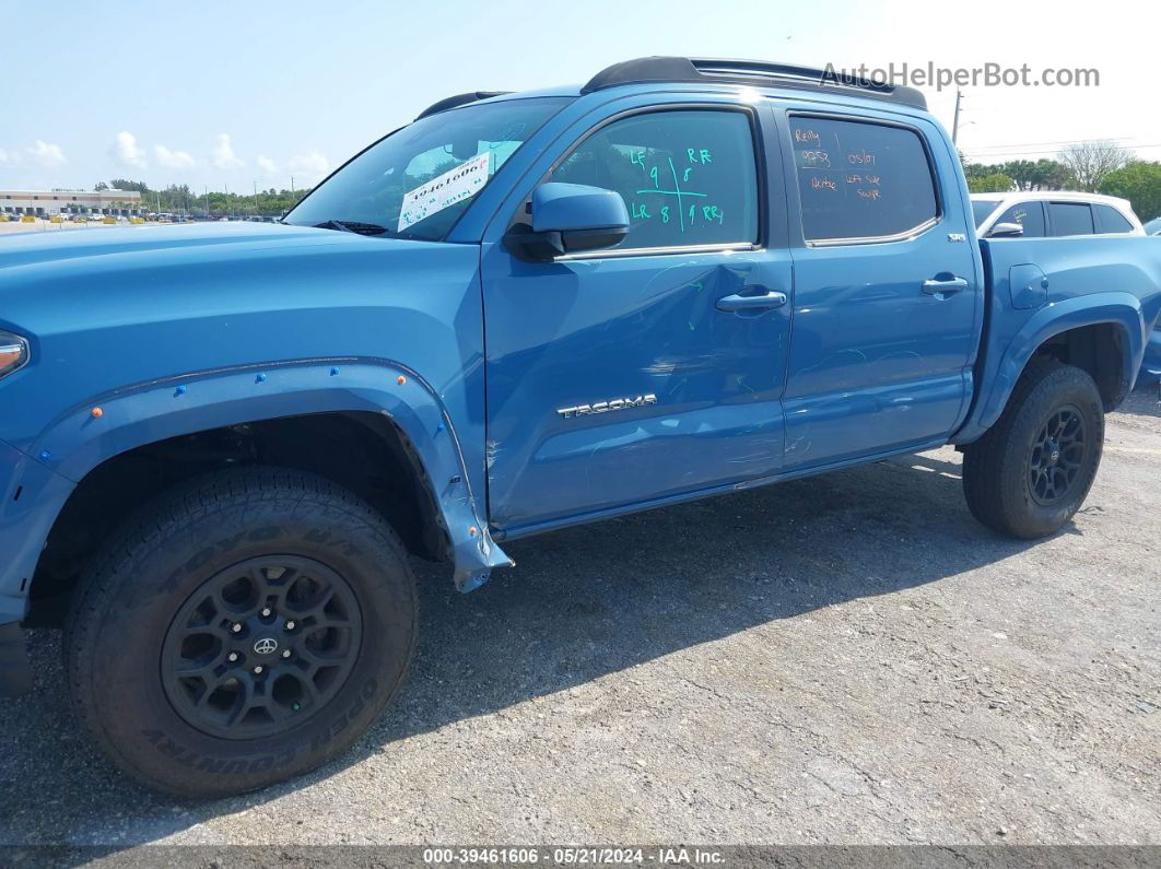 2019 Toyota Tacoma Sr5 V6 Blue vin: 3TMCZ5AN0KM198024