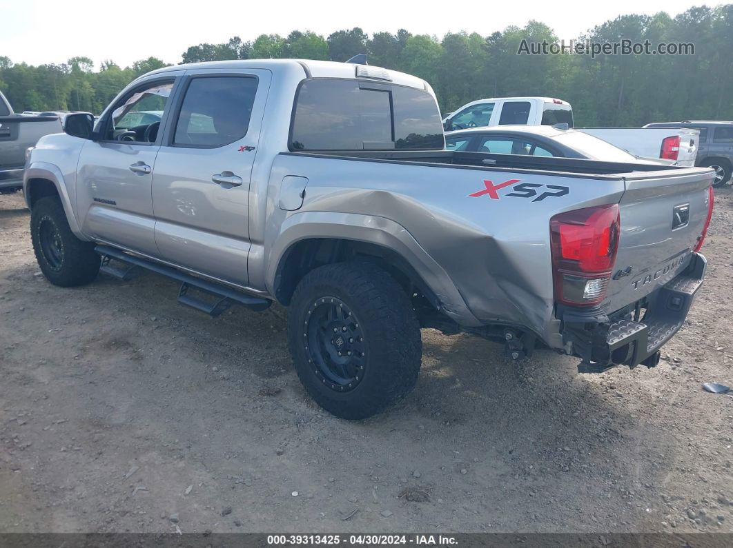 2019 Toyota Tacoma Sr5 V6 Silver vin: 3TMCZ5AN0KM222502