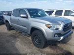 2019 Toyota Tacoma Sr5 V6 Silver vin: 3TMCZ5AN0KM222502