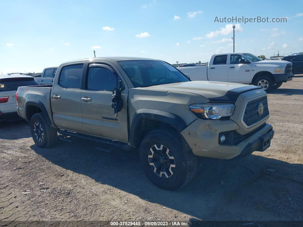 2019 Toyota Tacoma 4wd Trd Off Road Tan vin: 3TMCZ5AN0KM228297