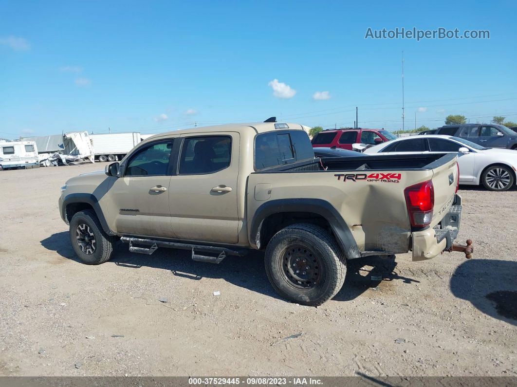 2019 Toyota Tacoma 4wd Trd Off Road Tan vin: 3TMCZ5AN0KM228297