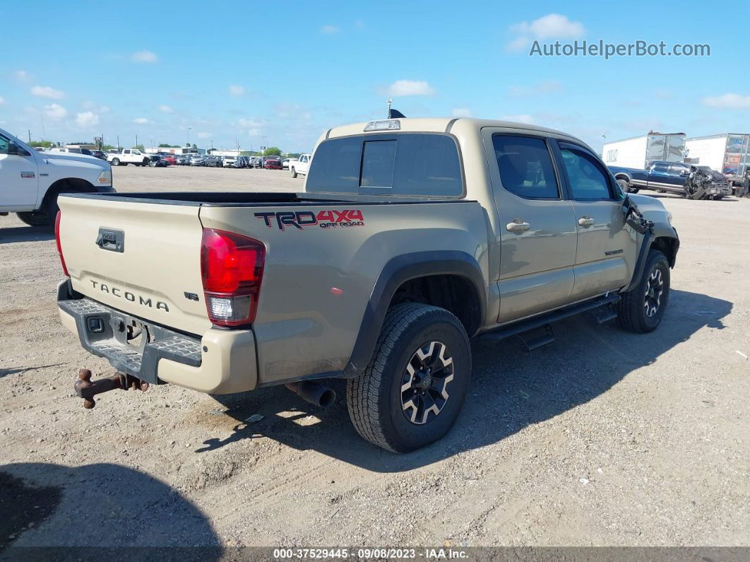 2019 Toyota Tacoma 4wd Trd Off Road Tan vin: 3TMCZ5AN0KM228297