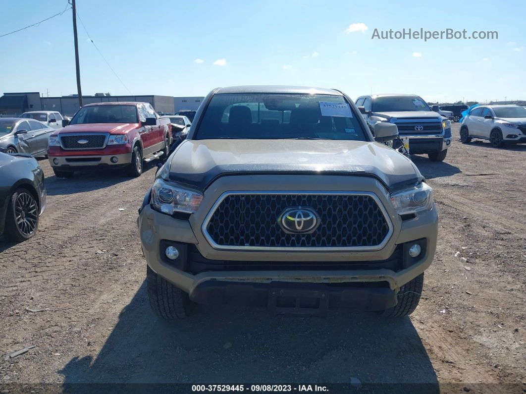 2019 Toyota Tacoma 4wd Trd Off Road Tan vin: 3TMCZ5AN0KM228297