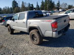 2019 Toyota Tacoma Double Cab Gray vin: 3TMCZ5AN0KM284322