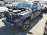 2019 Toyota Tacoma Double Cab Charcoal vin: 3TMCZ5AN0KM286734