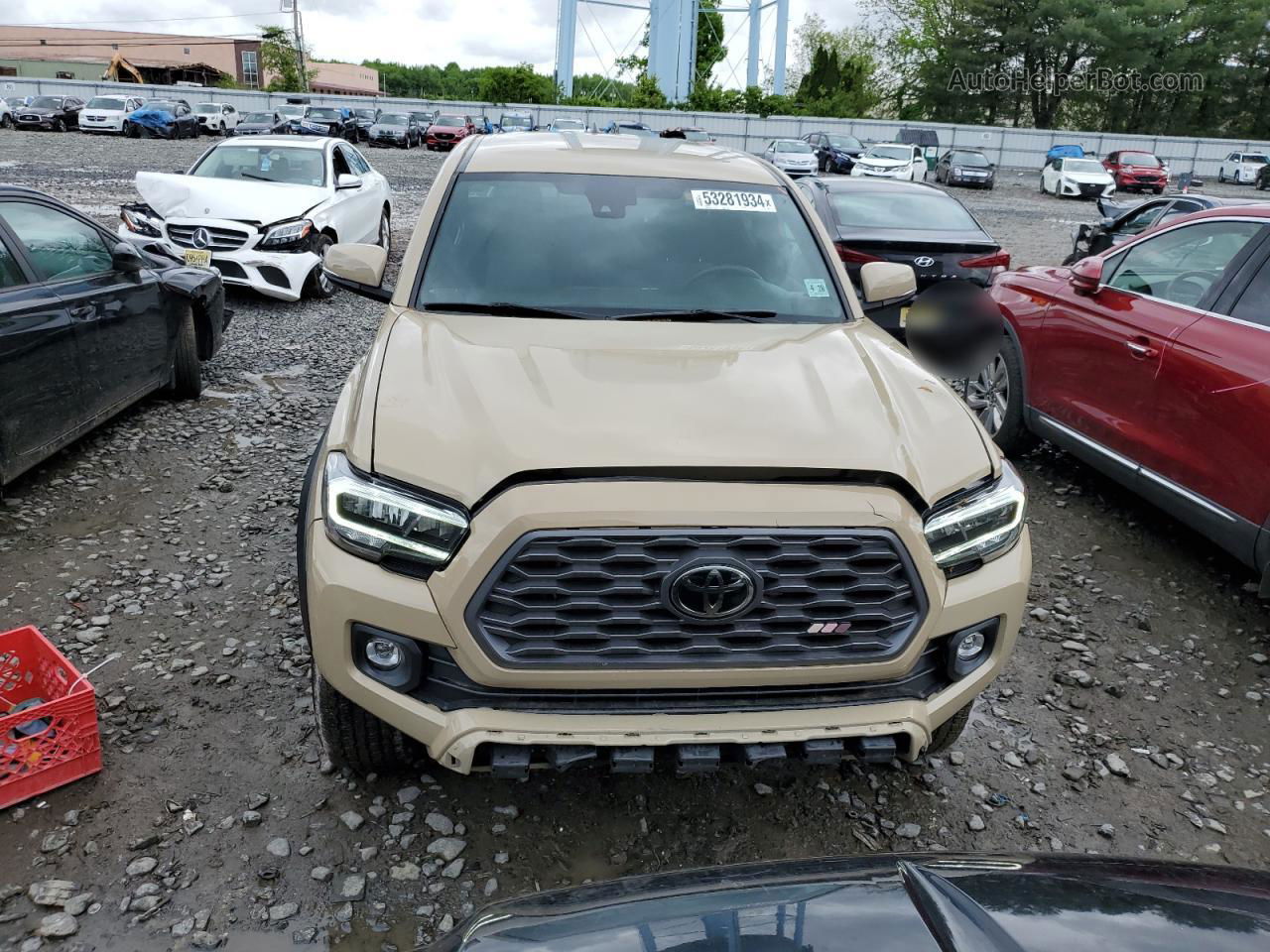 2020 Toyota Tacoma Double Cab Tan vin: 3TMCZ5AN0LM309821