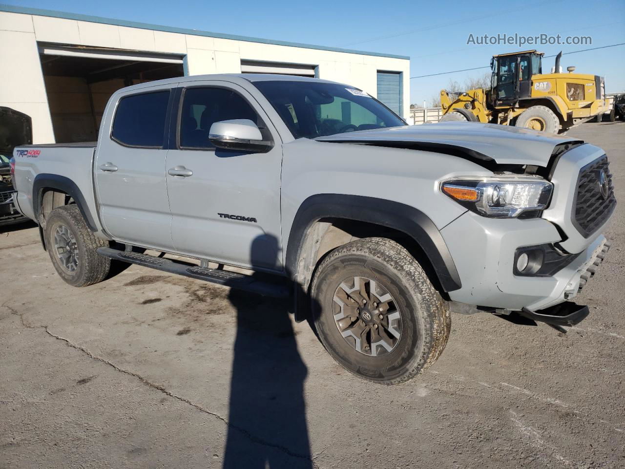 2020 Toyota Tacoma Double Cab Gray vin: 3TMCZ5AN0LM316672