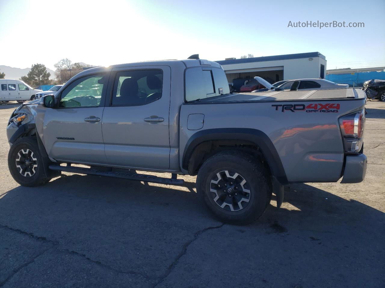 2020 Toyota Tacoma Double Cab Серый vin: 3TMCZ5AN0LM316672