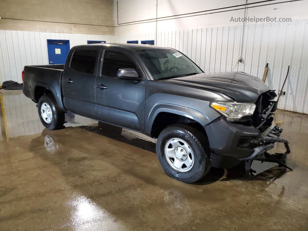 2020 Toyota Tacoma Double Cab Gray vin: 3TMCZ5AN0LM317448