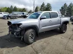 2020 Toyota Tacoma Double Cab Silver vin: 3TMCZ5AN0LM334752